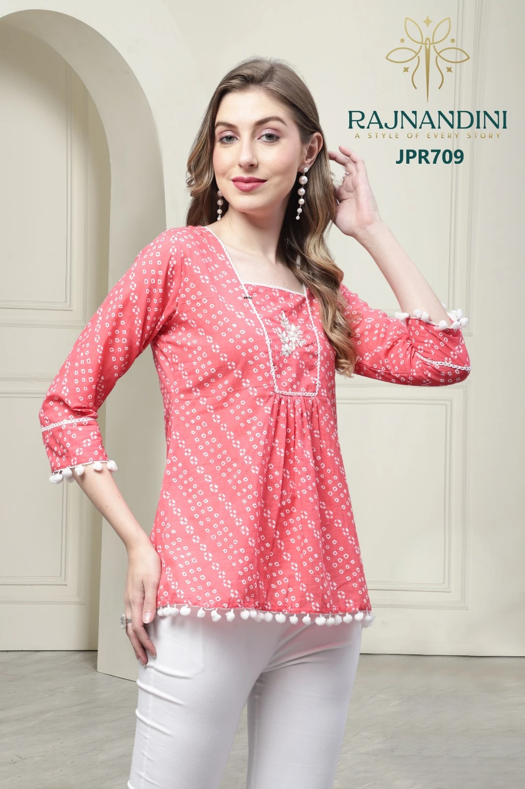 Rajnandini Aaradhya Vol 21 Pure Cotton Wholesale Tops Catalog — Wholesale, MPA wholesale from Surat — view 2